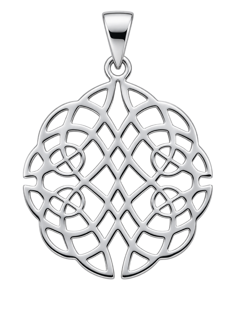 Celtic Endless Knot Pendant – Sterling Silver