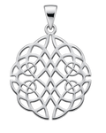 Celtic Endless Knot Pendant – Sterling Silver