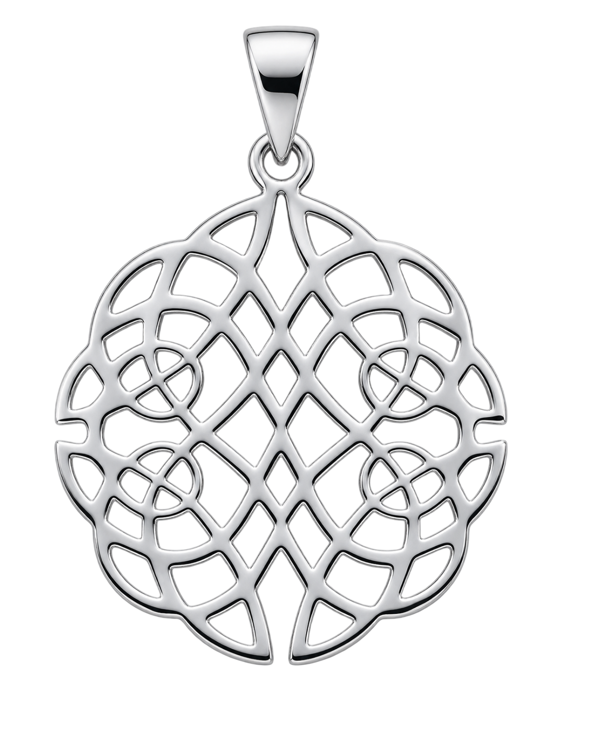 Celtic Endless Knot Pendant – Sterling Silver