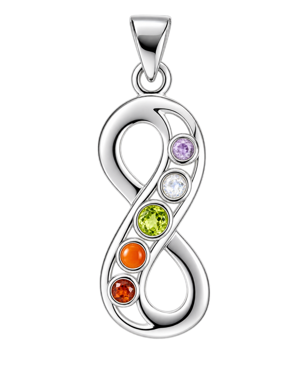 Infinity Chakra Pendant – Diamond Cut