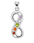 Infinity Chakra Pendant – Diamond Cut