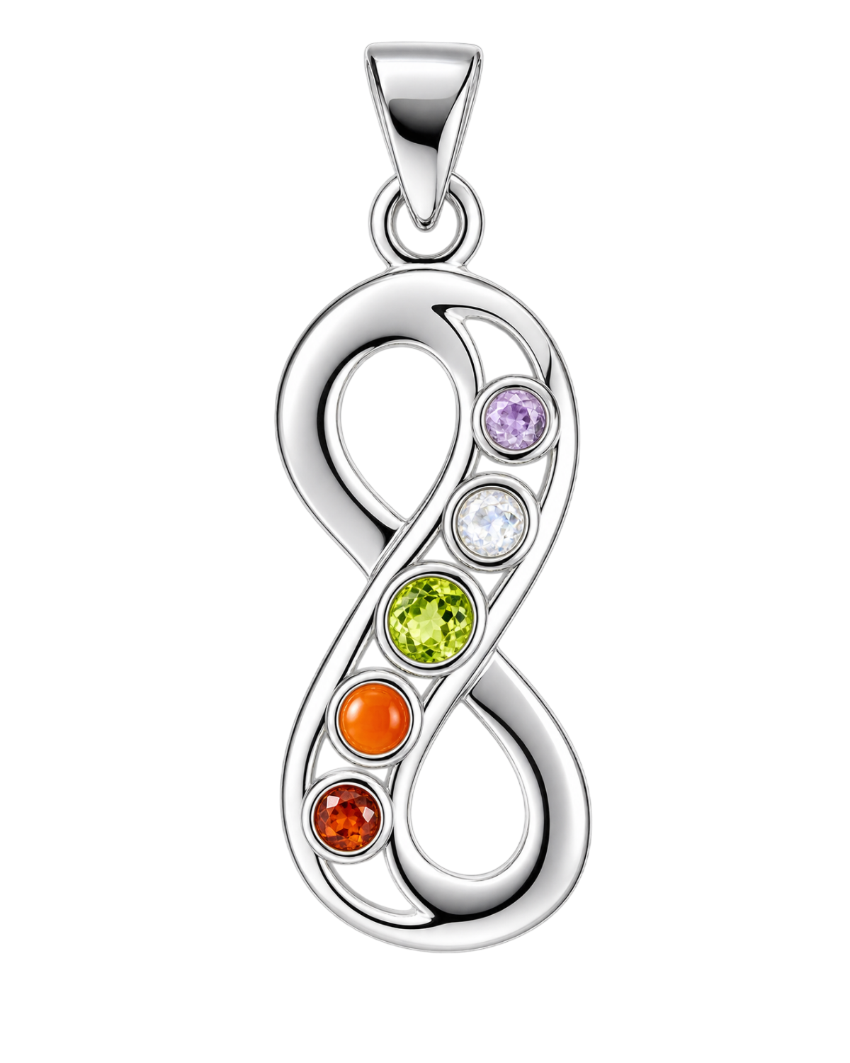 Infinity Chakra Pendant – Diamond Cut