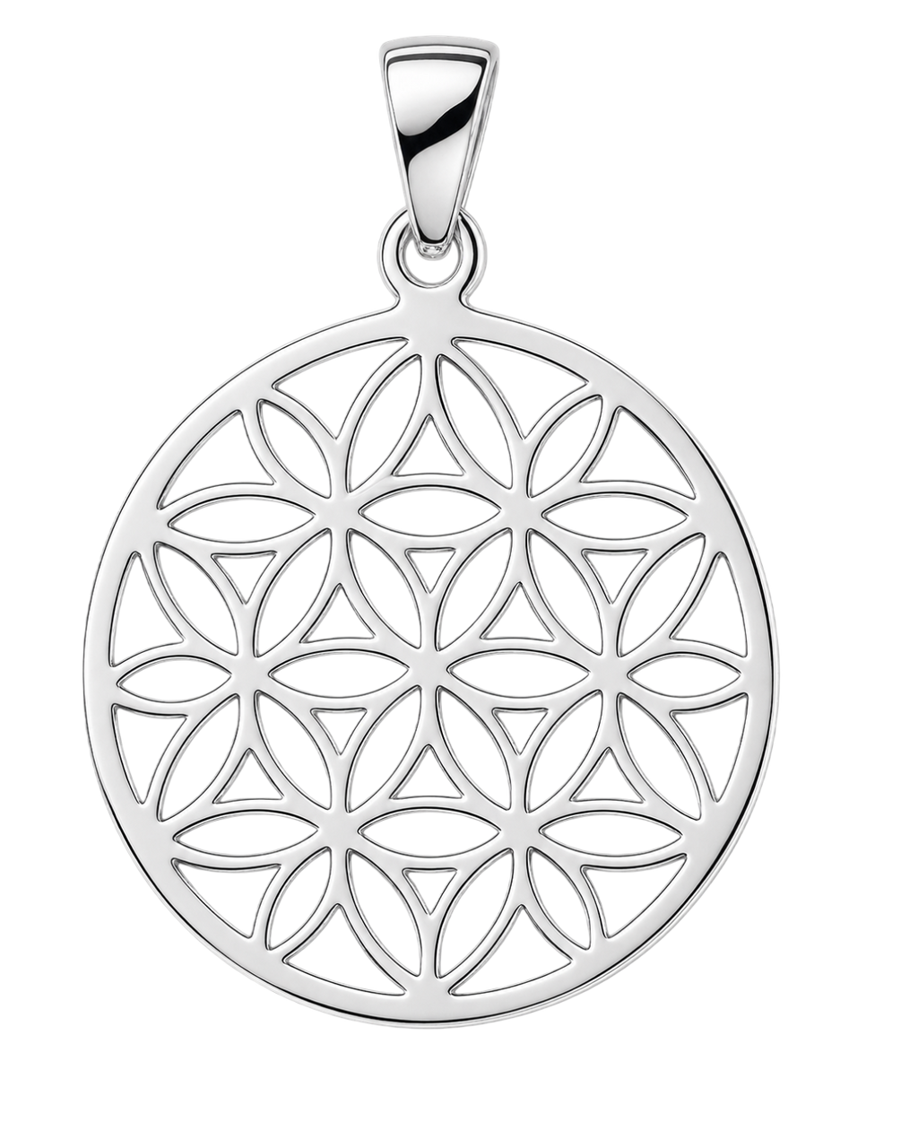 Flower of Life Sterling Pendant