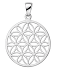 Flower of Life Sterling Pendant