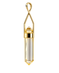 Clear Quartz Crystal Pointer Pendant